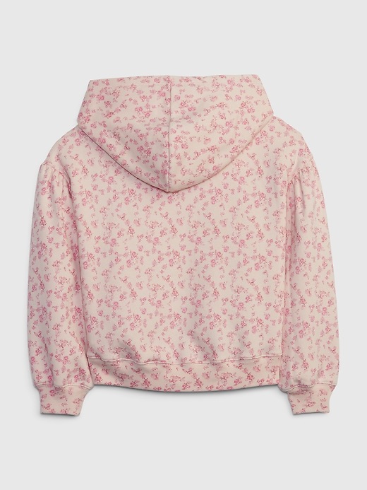 Gap × LoveShackFancy Kids Floral Cropped Logo Hoodie | Gap