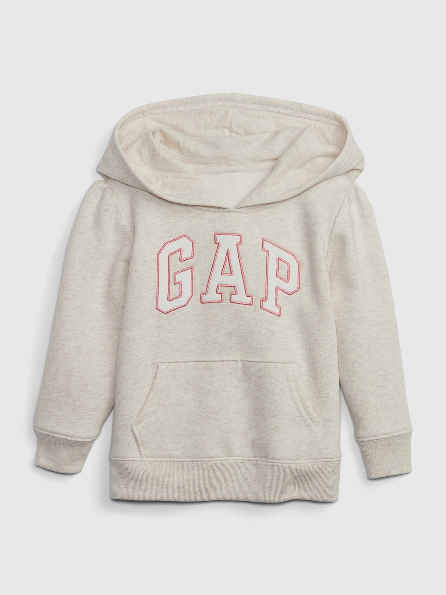 Gap Babies' Toddler Mix And Match Arch Logo Hoodie In Oatmeal