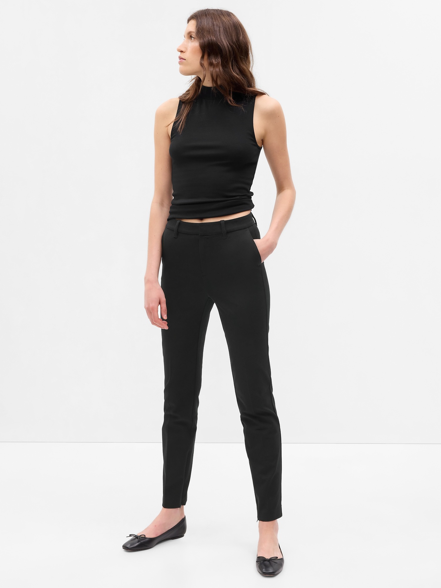 Women's Mid-Rise Straight Leg Slim Ankle Pants - A New Day™ Black 14 –  Target Inventory Checker – BrickSeek