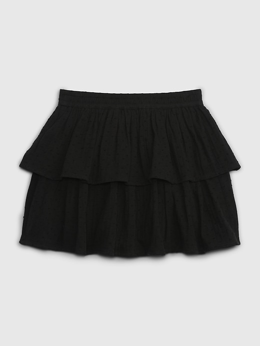 Image number 2 showing, Kids Crinkle Gauze Tiered Skort