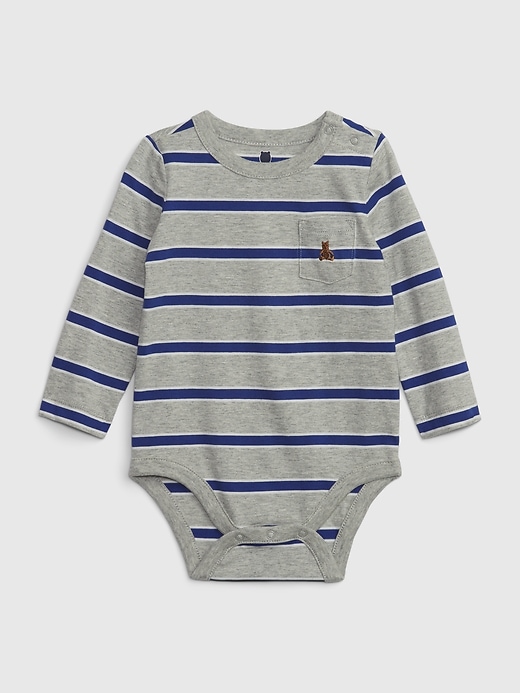 Baby Organic Cotton Mix And Match Stripe Bodysuit | Gap