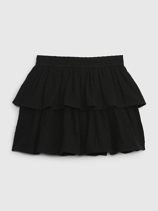 Image number 1 showing, Kids Crinkle Gauze Tiered Skort