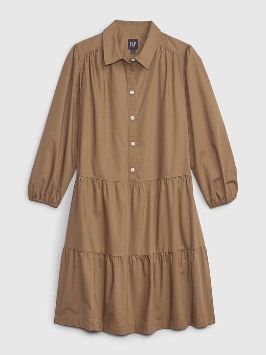 Image number 6 showing, Tiered Mini Shirtdress