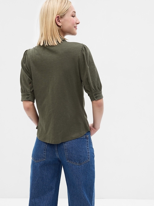 Image number 2 showing, Puff Sleeve Shirt
