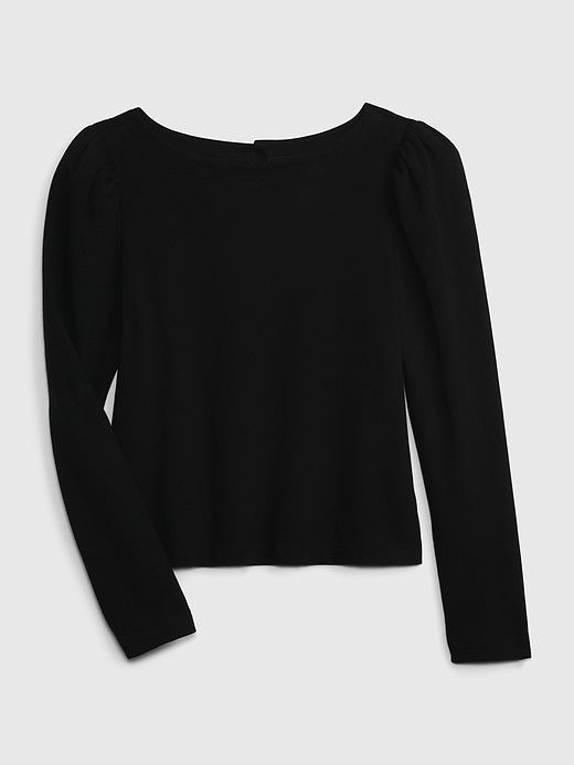 Image number 6 showing, Puff Sleeve Boatneck T-Shirt