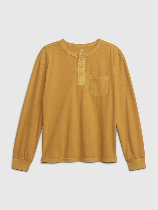 Image number 7 showing, Kids Henley Pocket T-Shirt