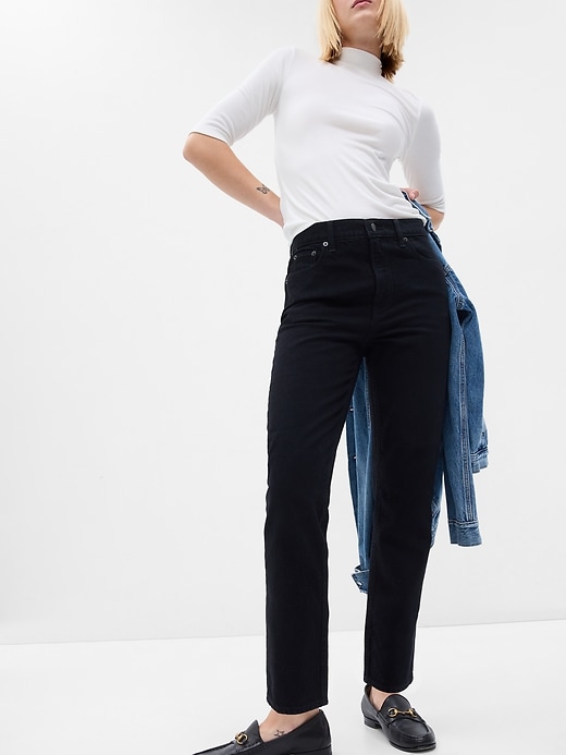 Image number 3 showing, High Rise Cheeky Straight Jeans