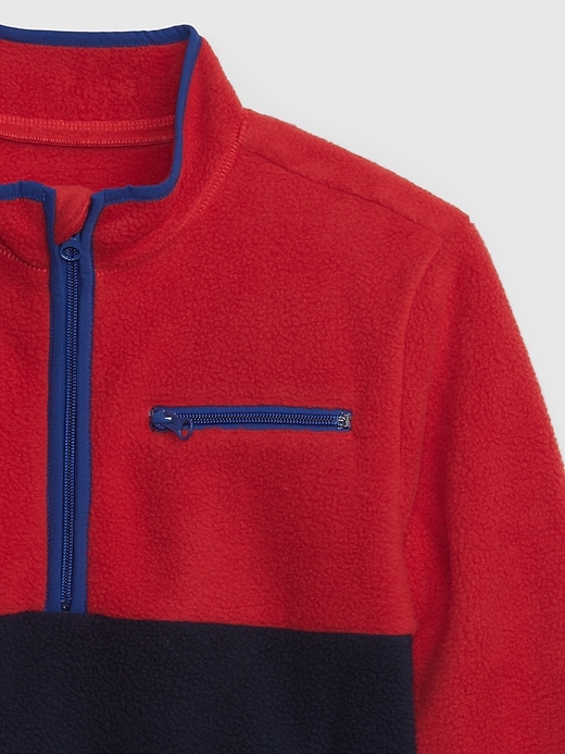 Image number 3 showing, Kids Cozy Half-Zip Pullover