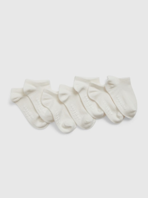 View large product image 1 of 1. Toddler No-Show Socks (7-Pack)
