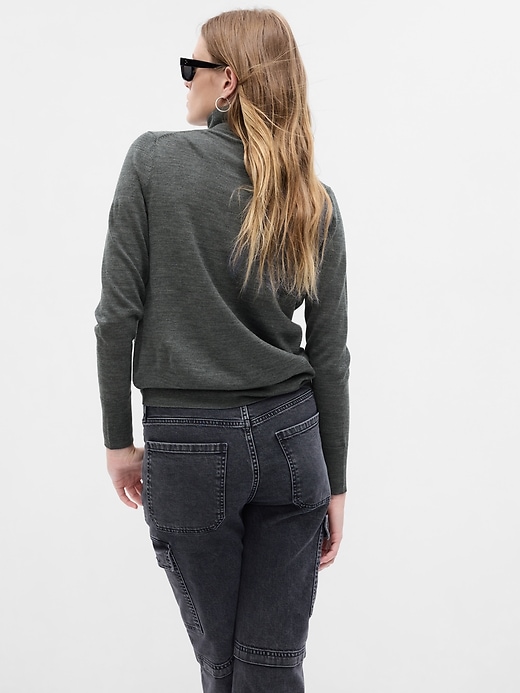 Image number 2 showing, Merino Wool Turtleneck Sweater