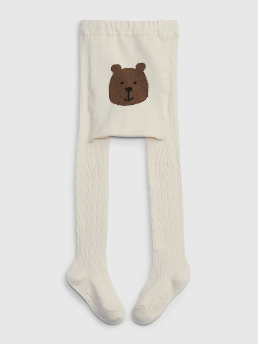 View large product image 1 of 1. Toddler Brannan Bear Cable-Knit Tights