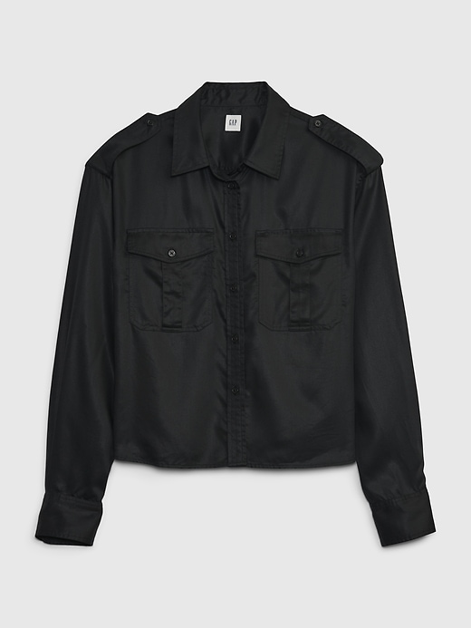 Image number 6 showing, Cropped Utility Shirt