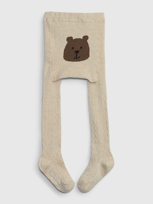 View large product image 1 of 1. Toddler Brannan Bear Cable-Knit Tights