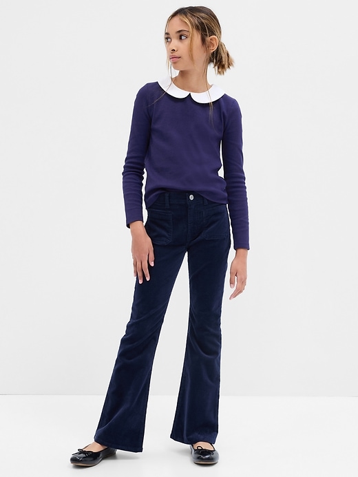 View large product image 1 of 1. Kids High Rise Corduroy '70s Flare Jeans