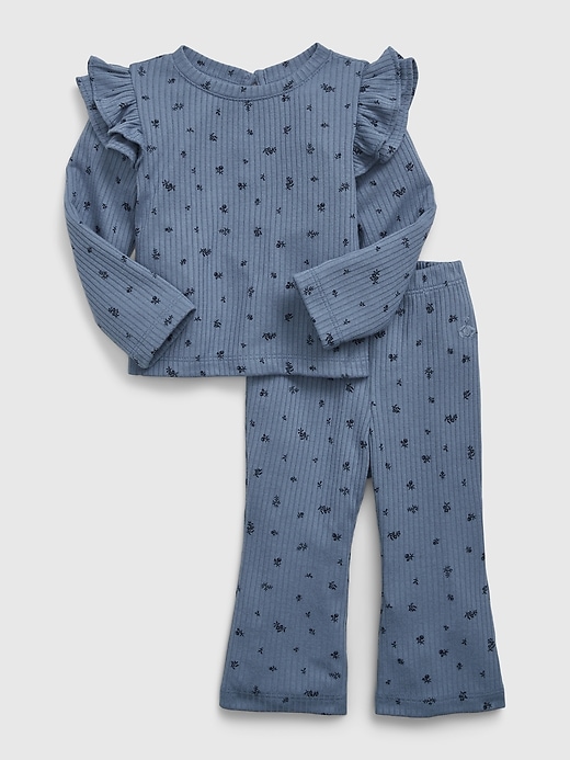 View large product image 1 of 1. Baby Rib Two-Piece Outfit Set