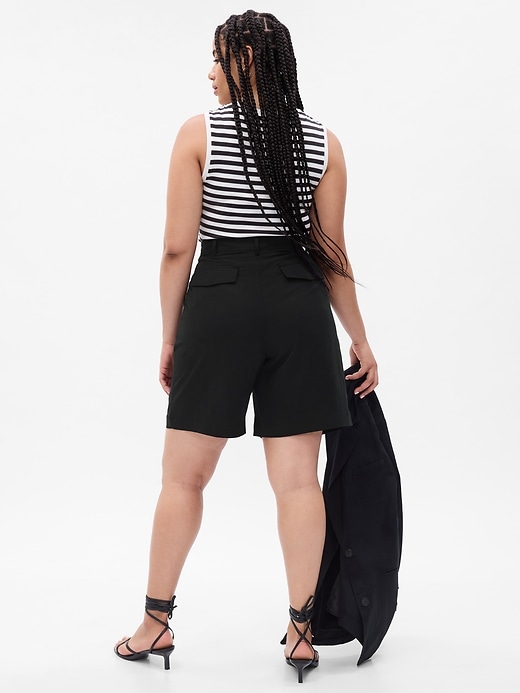 Image number 5 showing, SoftSuit Pleated Shorts