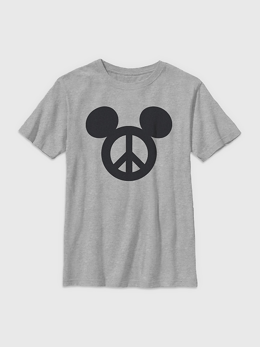 Image number 1 showing, Kids Mickey Mouse Peace Sign Tee