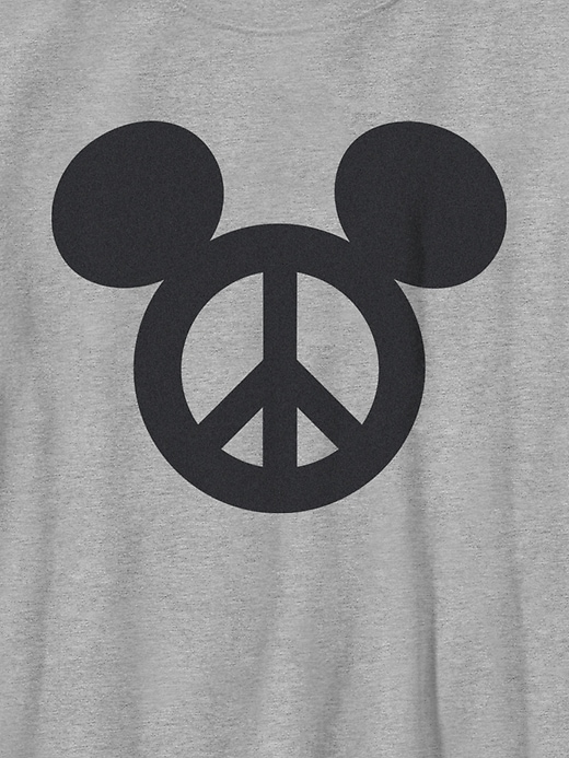 Image number 2 showing, Kids Mickey Mouse Peace Sign Tee