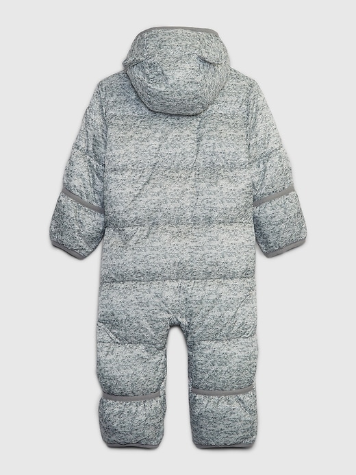 Image number 2 showing, Baby Recycled Heavy Weight Puffer One-Piece
