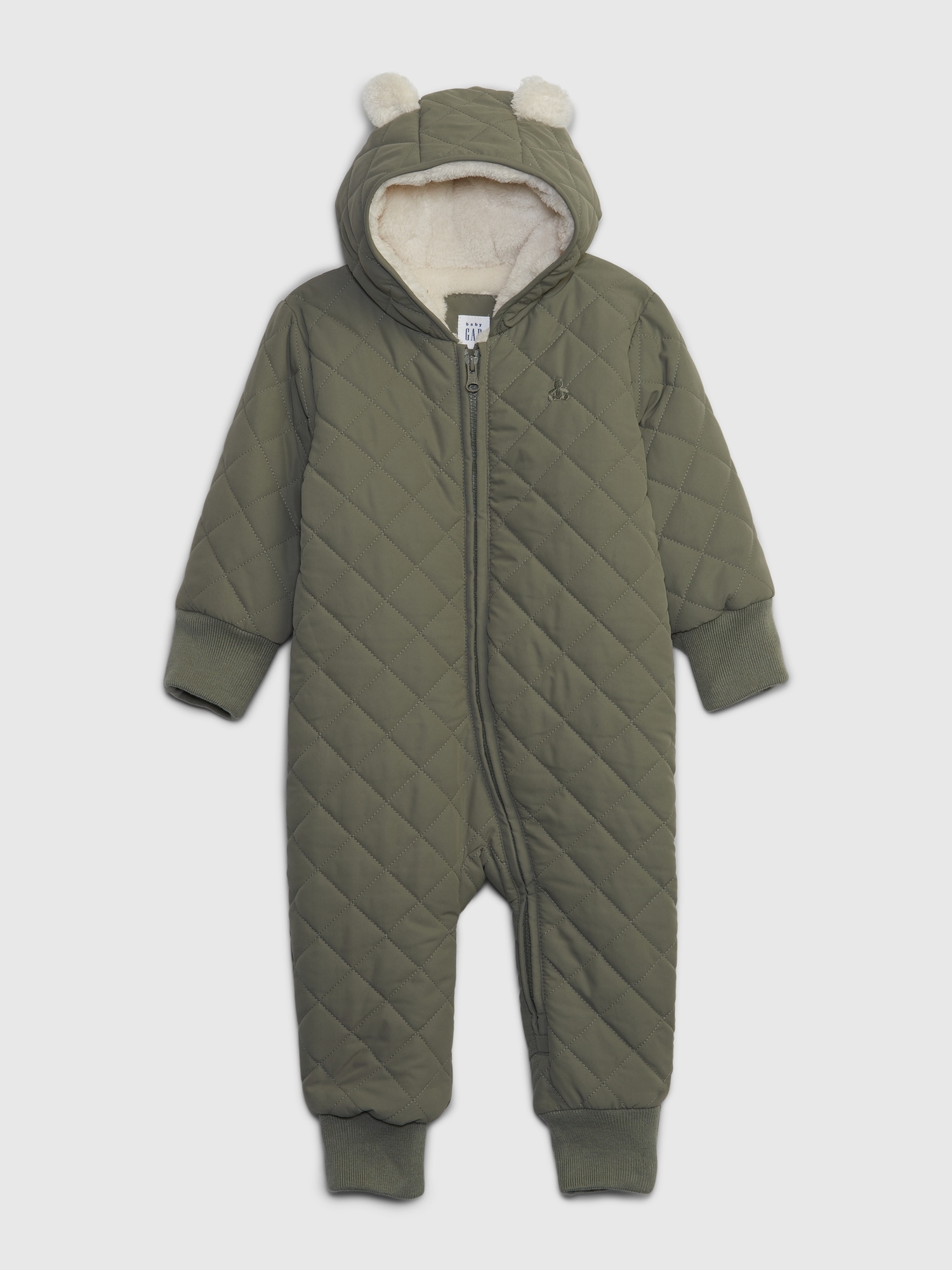 Baby Quilted Sherpa One-Piece