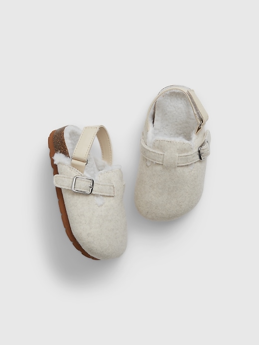 View large product image 1 of 1. Toddler Sherpa Clogs