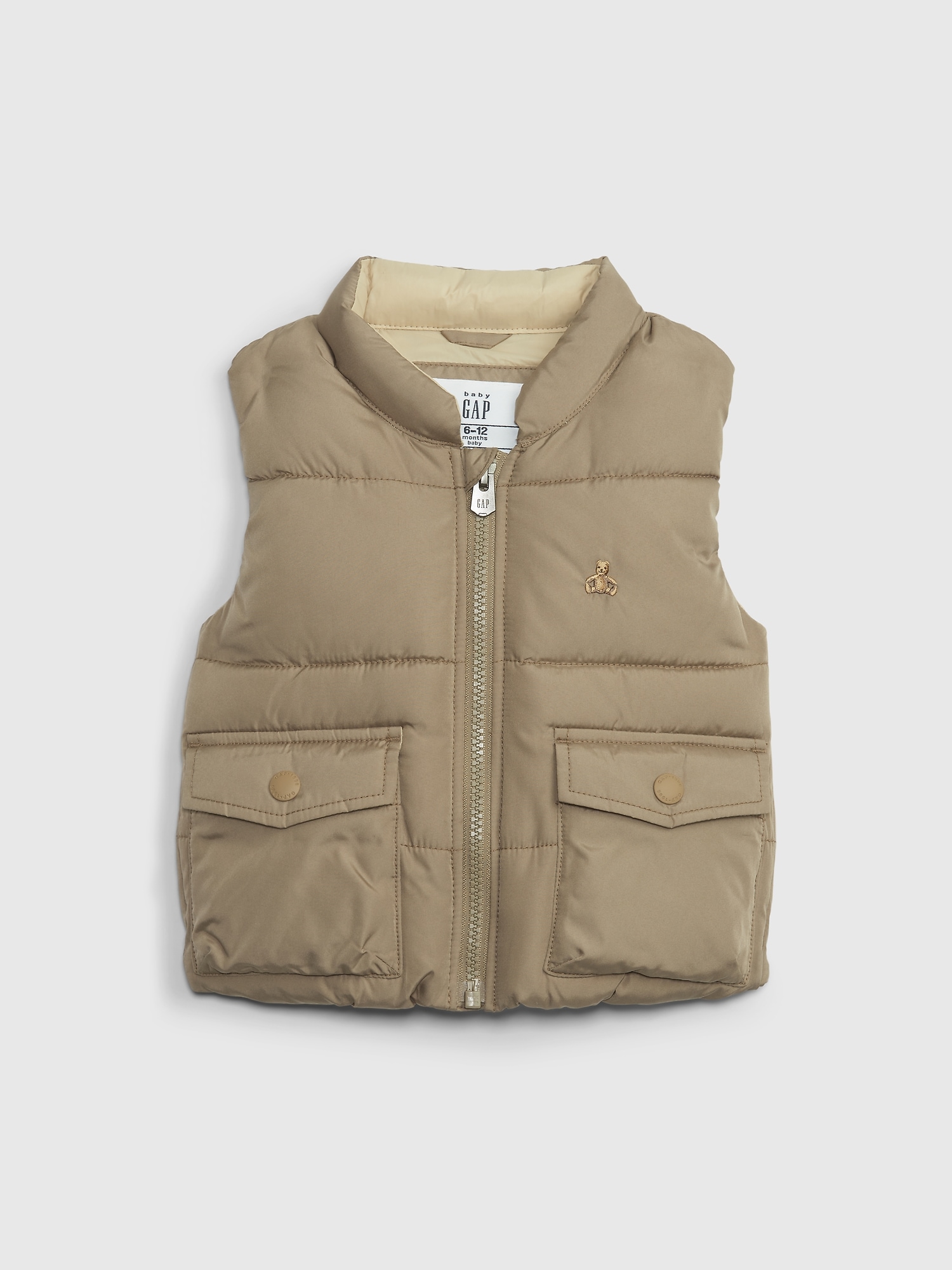 Baby Recycled Utility Puffer Vest | Gap