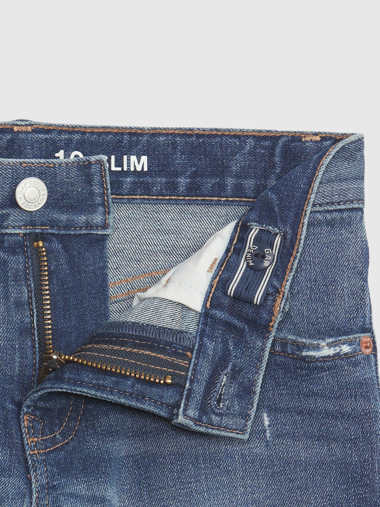 Kids Rip & Repair Slim Jeans with Washwell