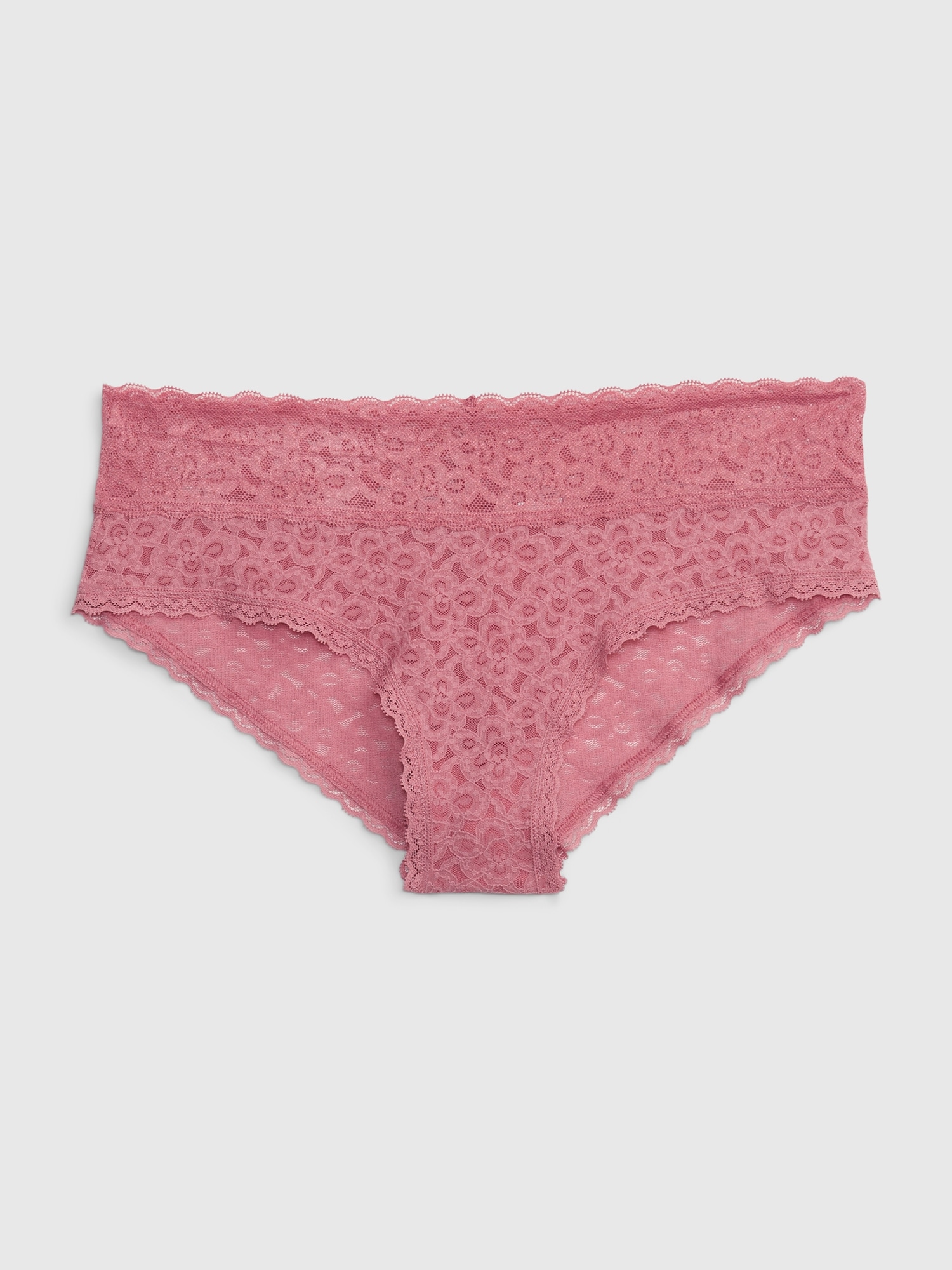 Victoria's Secret Lace Cheeky Panty Set of 3 Large Light Pink