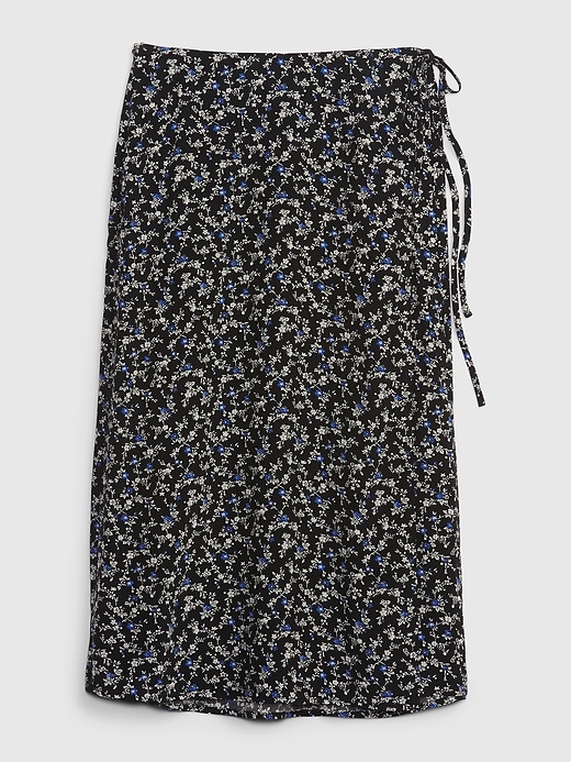 Image number 6 showing, Floral Midi Wrap Skirt