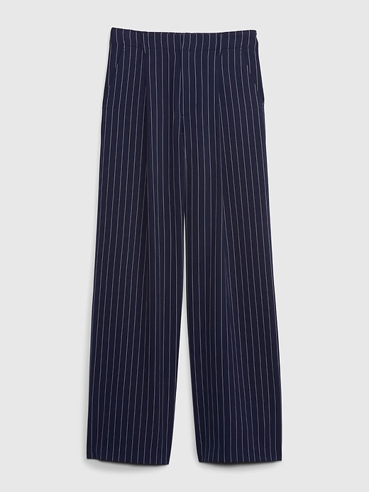 Image number 6 showing, High Rise Pleated Wide-Leg Trousers