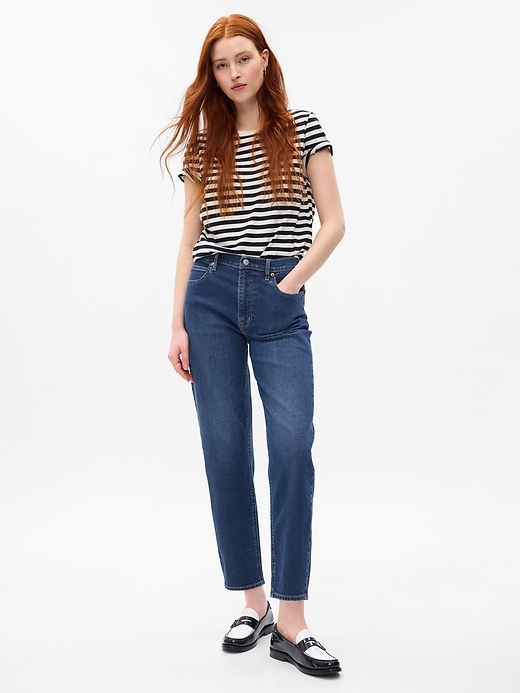 Image number 1 showing, High Rise Taper Jeans