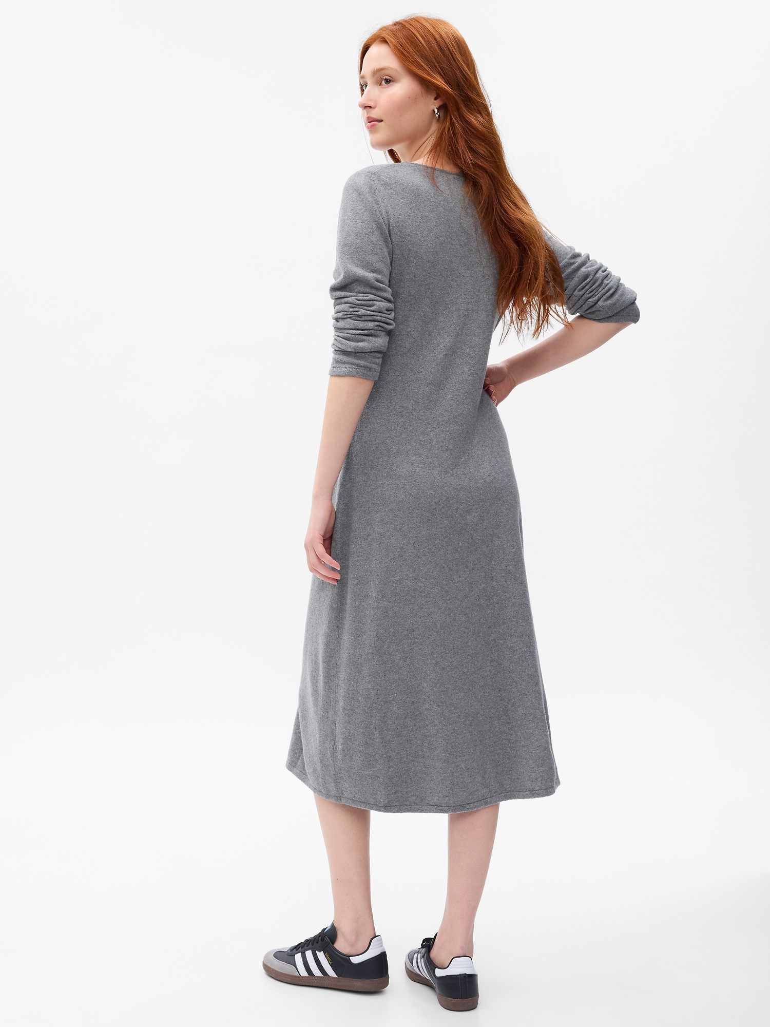 Gap Maternity CashSoft Henley Midi Sweater Dress - ShopStyle