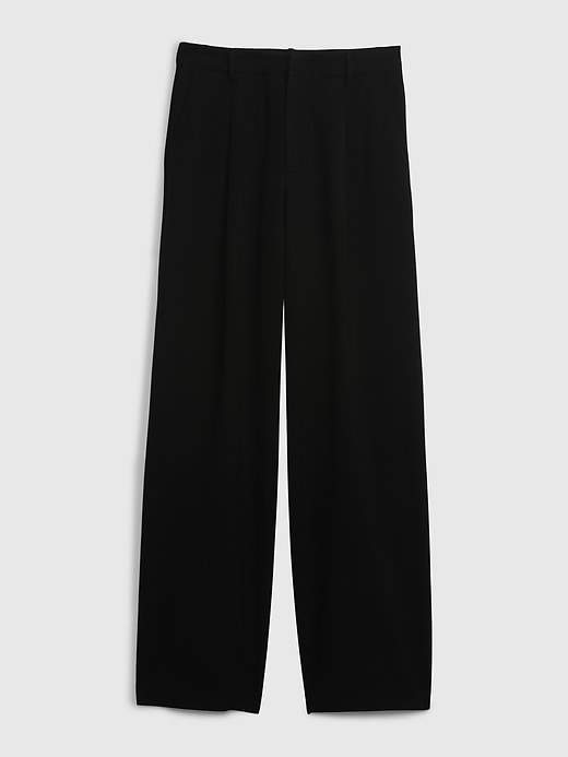 Image number 6 showing, High Rise Pleated Wide-Leg Trousers