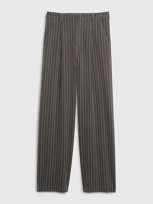 Image number 6 showing, High Rise Pleated Wide-Leg Trousers