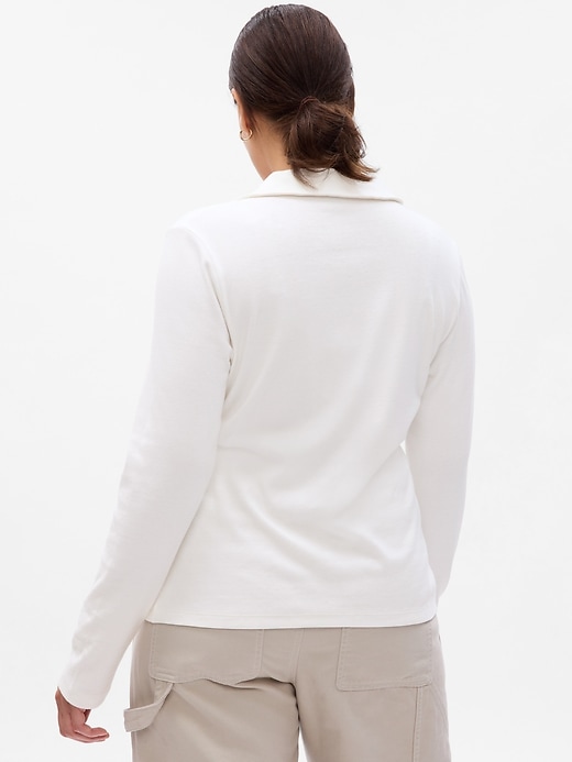 Image number 5 showing, Modern Button-Front T-Shirt