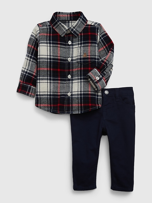 Baby Plaid Outfit Set | Gap