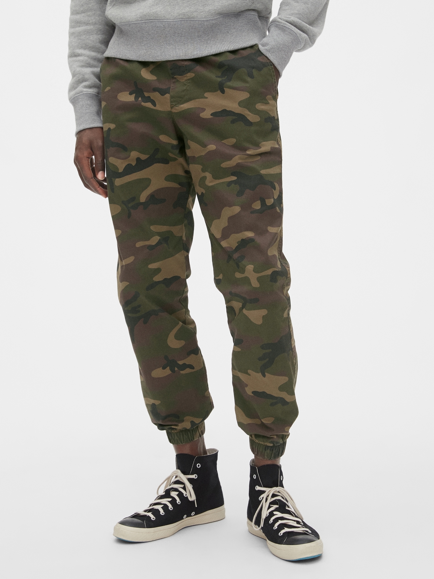 Slim Canvas Joggers