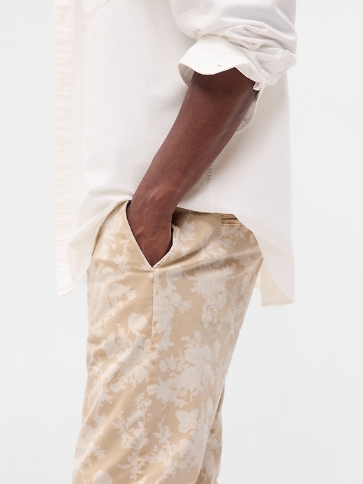 Image number 2 showing, Gap &#215 LoveShackFancy Floral Modern Khakis in Slim Fit with Gapflex