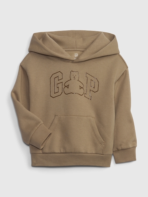 Bear logo hoodie best sale