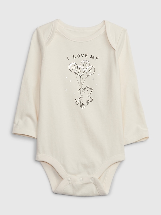 View large product image 1 of 1. Baby First Favorites Organic Cotton Bodysuit