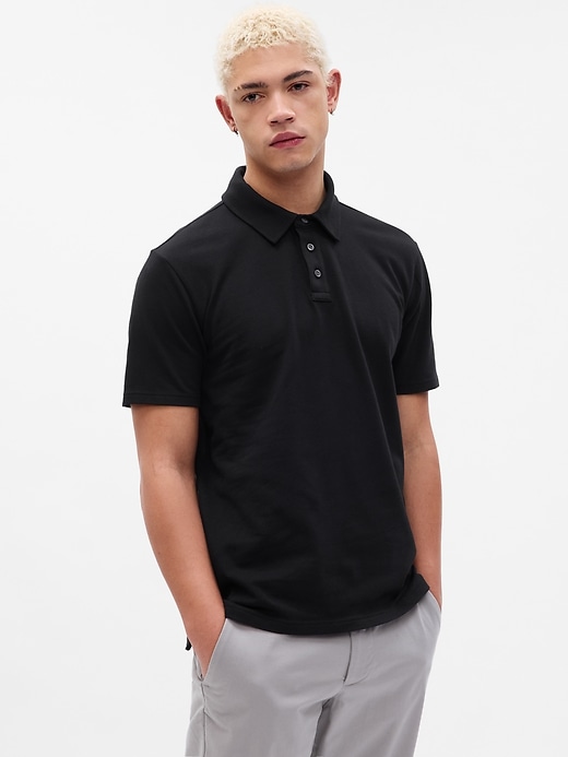 Refined Pique Polo Shirt | Gap