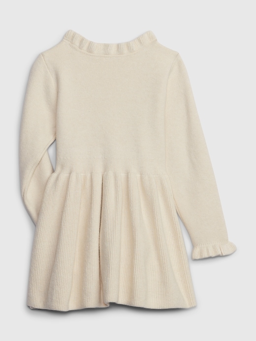 Image number 2 showing, Toddler CashSoft Ruffle Sweater Dress