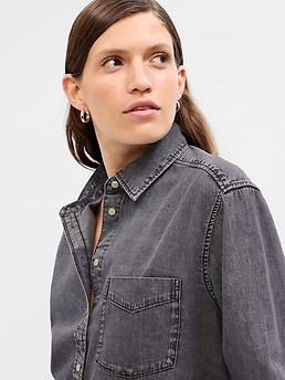 Gap best sale jean shirt