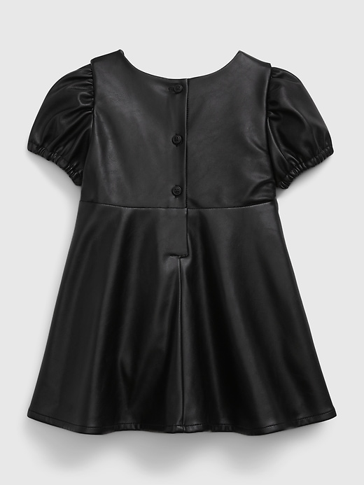 Image number 2 showing, Baby Vegan Leather Dress