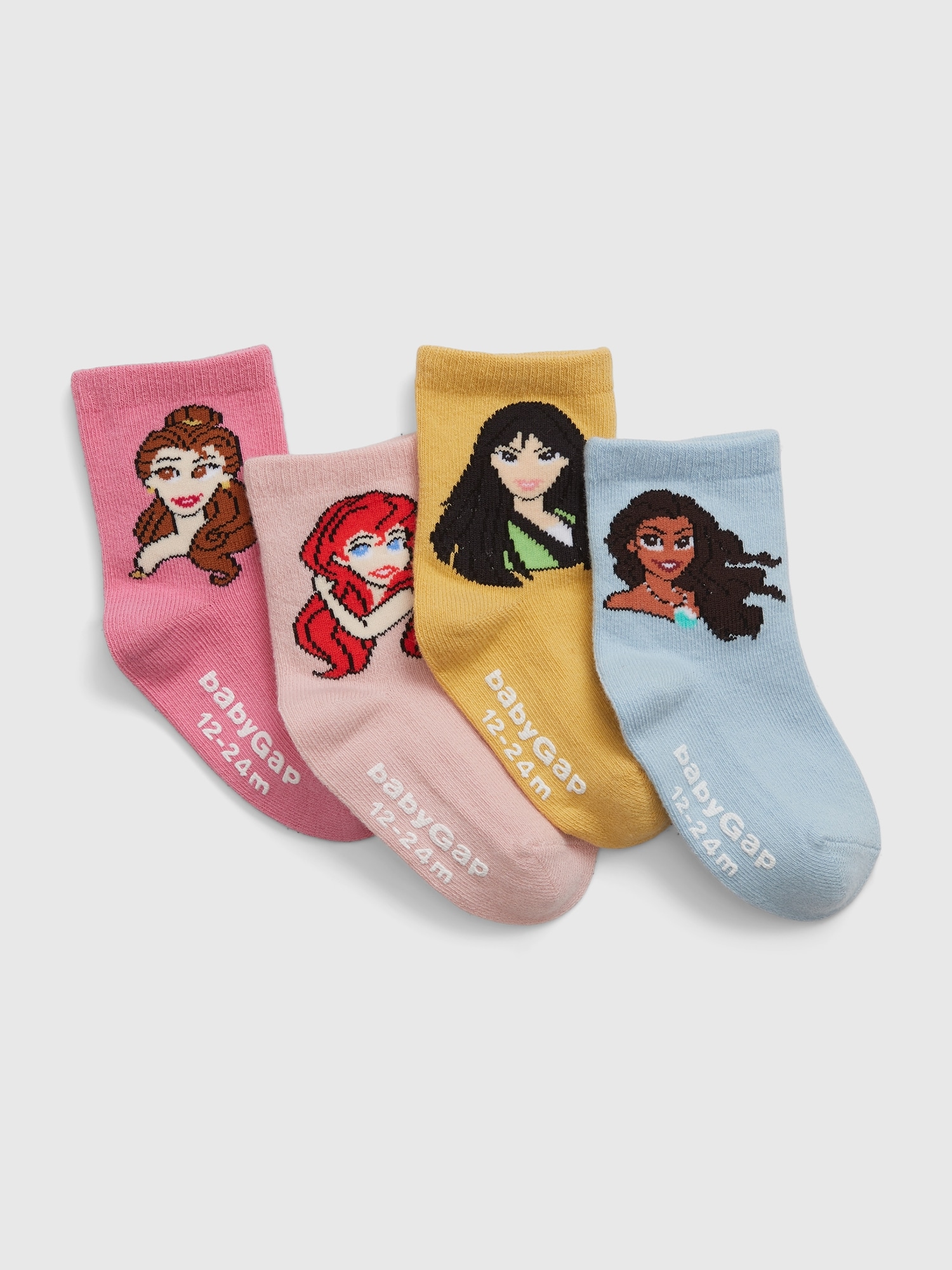Gap Baby | Disney Princess Crew Socks (4-pack) In Multi