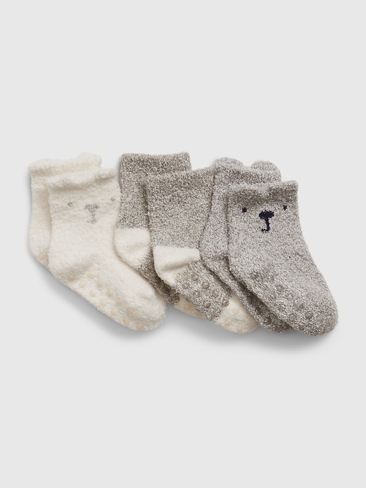 View large product image 1 of 1. Baby Cozy Socks (3-Pack)