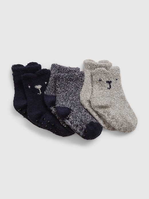 View large product image 1 of 1. Baby Cozy Socks (3-Pack)