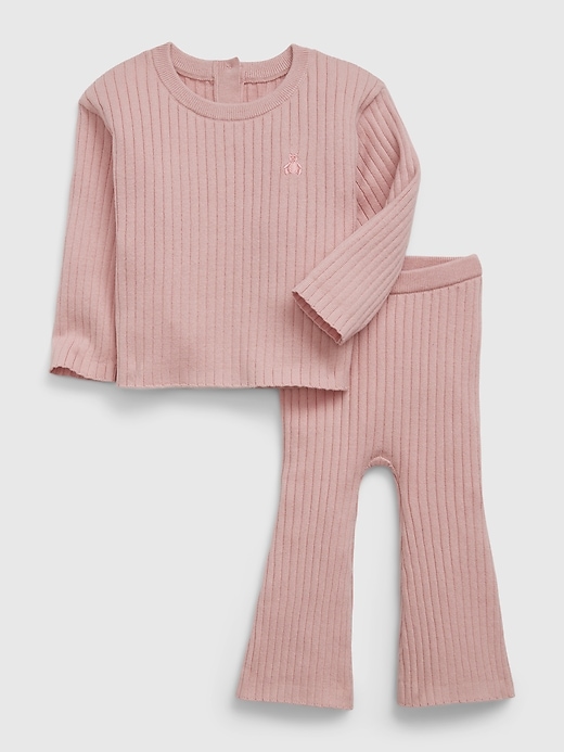 View large product image 1 of 1. Baby Rib Sweater Outfit Set