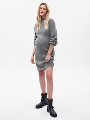 Virmoku Women's Maternity Nursing Dress Sweater Dress Latern Sleeve V Neck  Ruched Side Slit Bodycon Dresses Pregnancy Clothes, Army Green, Small :  : Clothing, Shoes & Accessories