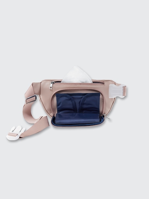 Image number 3 showing, Blush Kibou Vegan Leather Diaper Bag